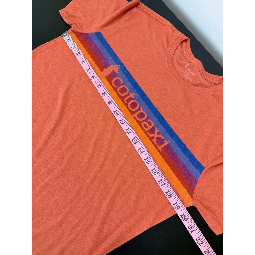Cotopaxi Orange Organic Cotton Blend Ladies Short Sleeve T-Shirt L - Picture 9 of 11